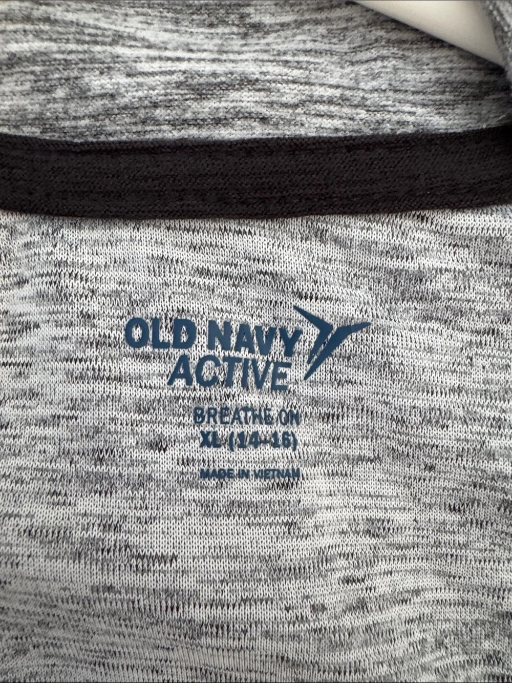 Old Navy Active Gray Heathered 1/4 Zip Pullover Top XL